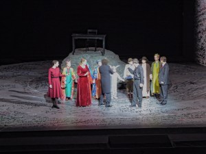 The cast at curtain call